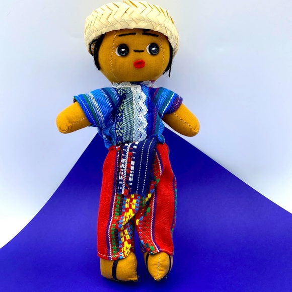 Vintage Handmade Mexican Doll - Picture 3 of 3